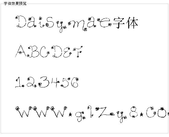 Daisymae字体