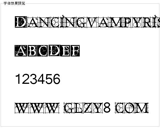 Dancingvampyrish字体