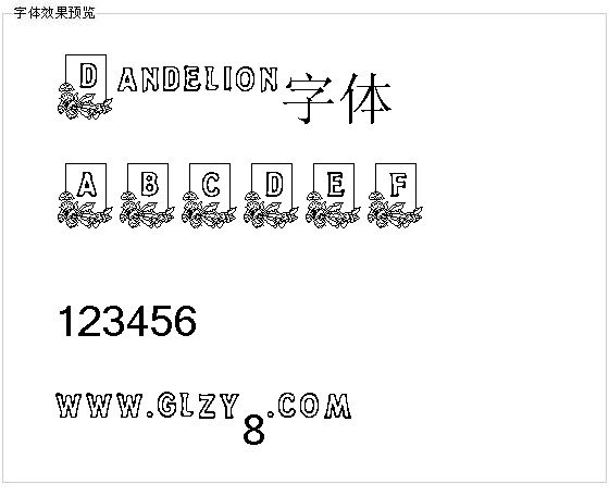 Dandelion字体