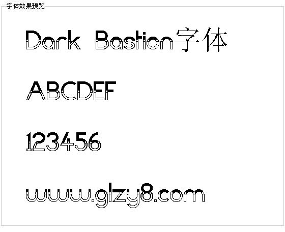 Dark Bastion字体