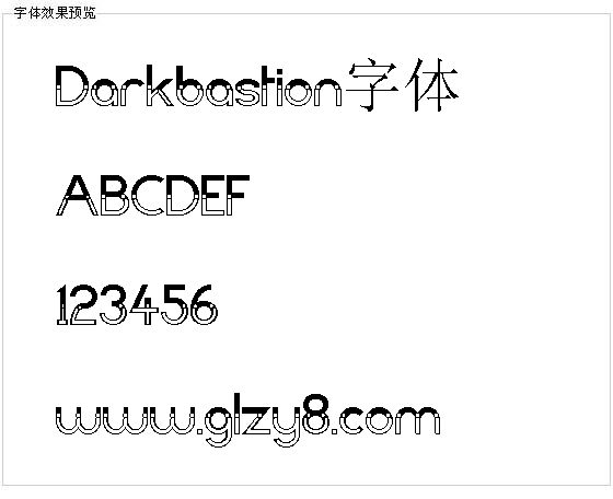 Darkbastion字体