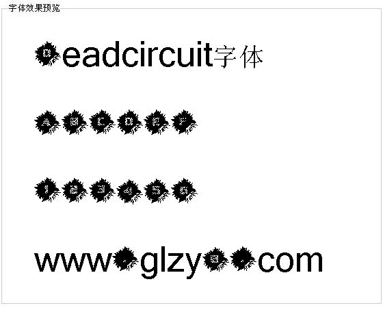 Deadcircuit字体