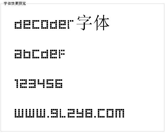 DecoDer字体