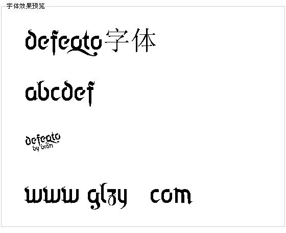 defeqto字体