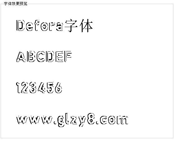 Defora字体