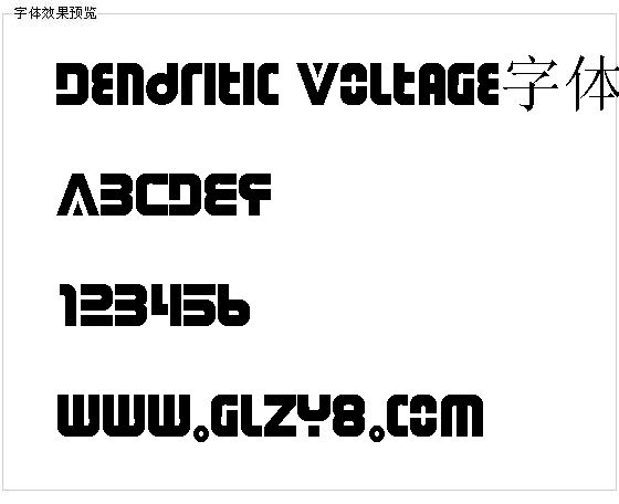 Dendritic Voltage字体