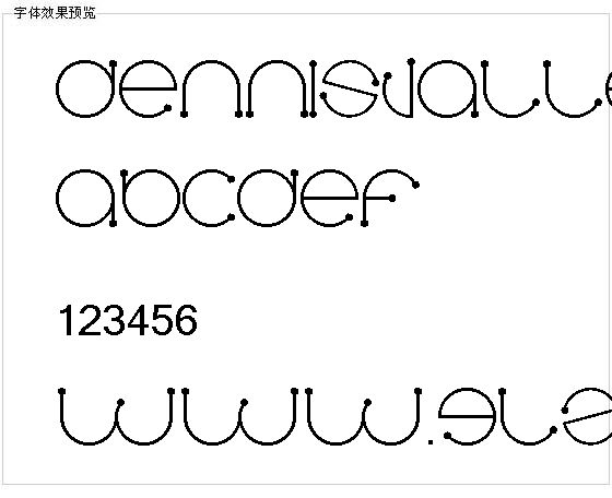 dennisvallera字体