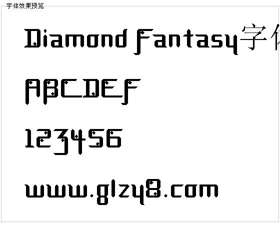 Diamond Fantasy字体