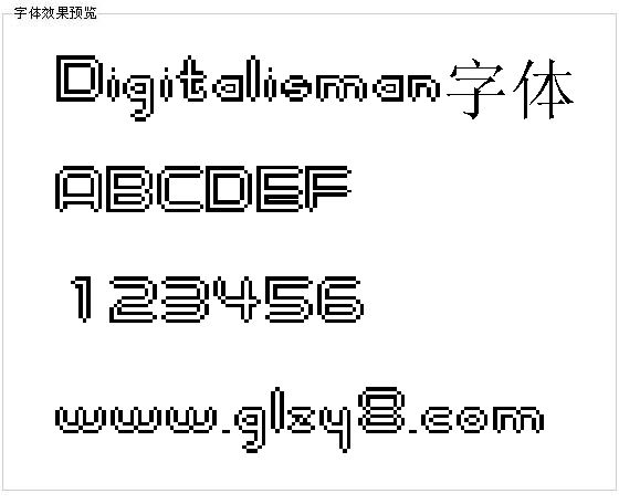 Digitalisman字体