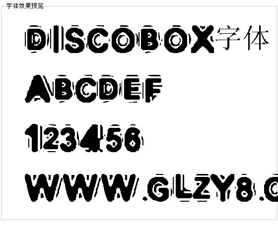 Discobox字体