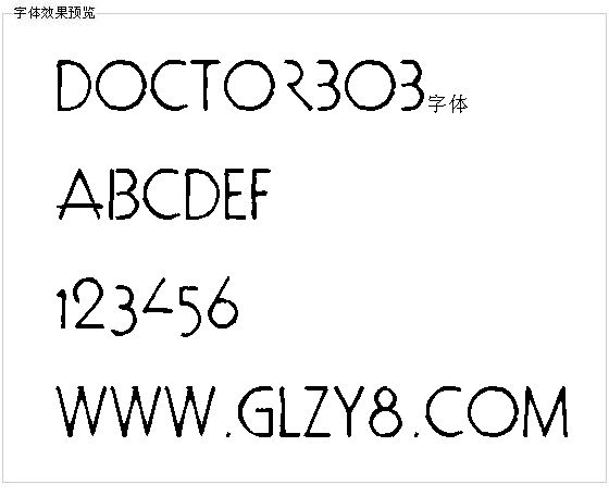 Doctorbob字体