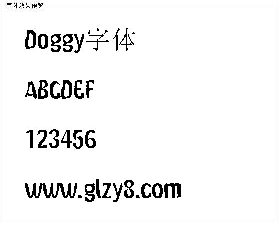 Doggy字体