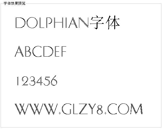 Dolphian字体