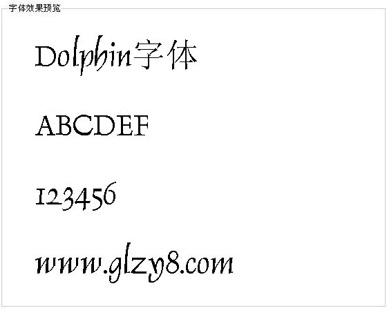 Dolphin字体