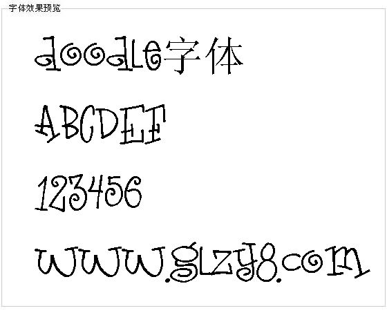 doodle字体