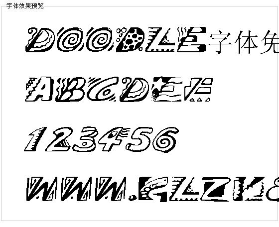 Doodle字体免费下载