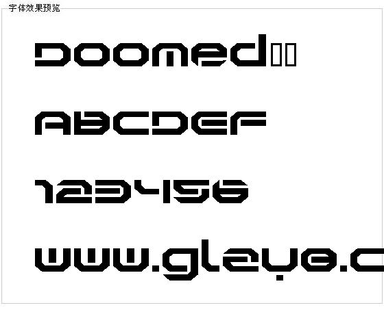 Doomed字体