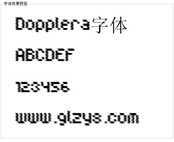 Dopplera字体