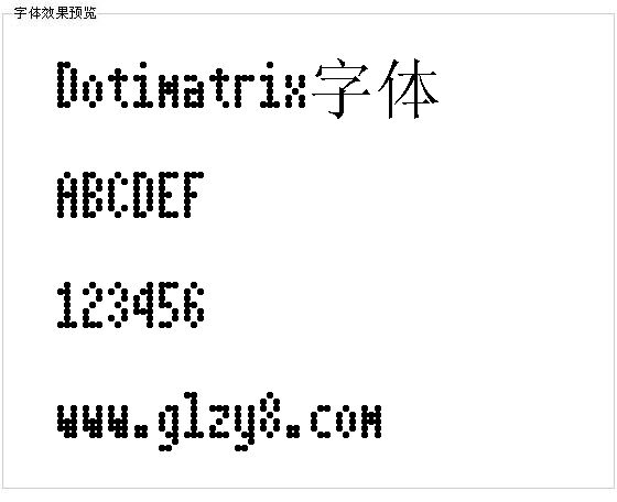 Dotimatrix字体