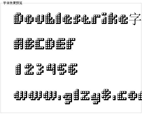Doublestrike字体