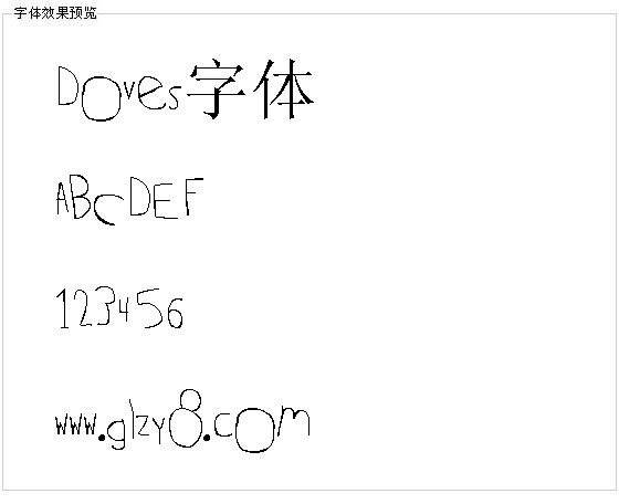 Doves字体