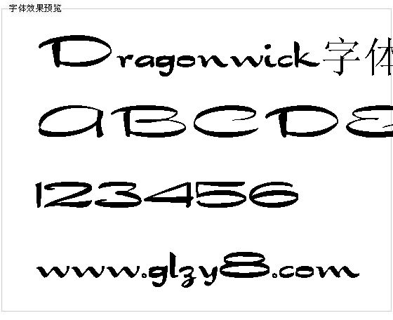 Dragonwick字体