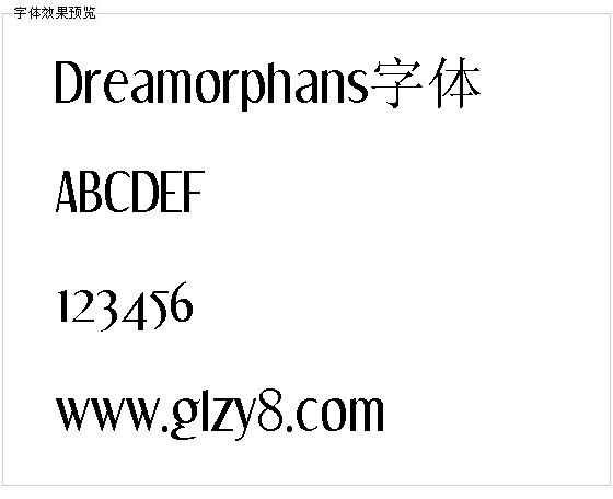 Dreamorphans字体