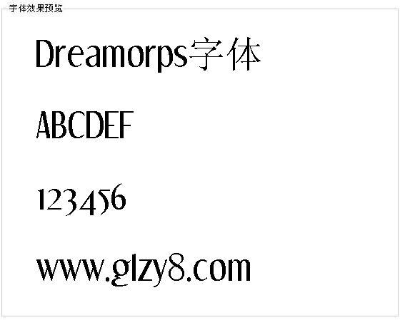 Dreamorps字体