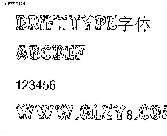 Drifttype字体