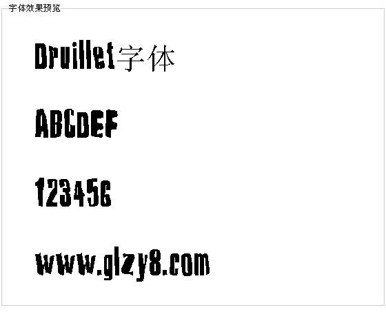 Druillet字体