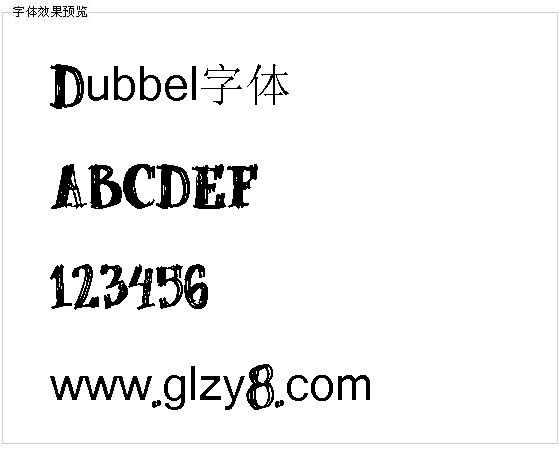 Dubbel字体