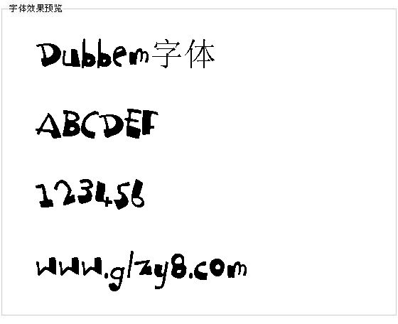 Dubbem字体