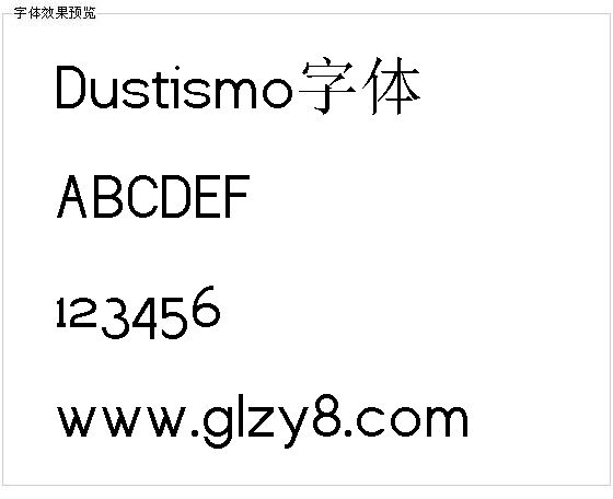 Dustismo字体