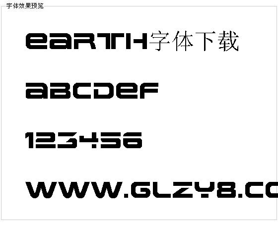 Earth字体下载