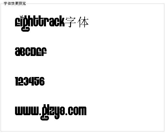 Eighttrack字体