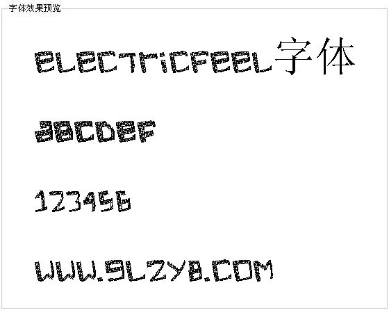 electricfeel字体