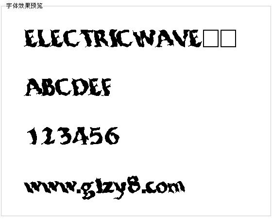 ELECTRICWAVE字体