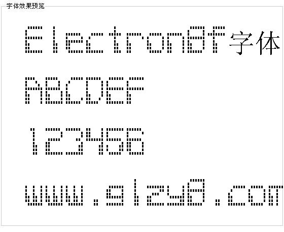 Electron8f字体