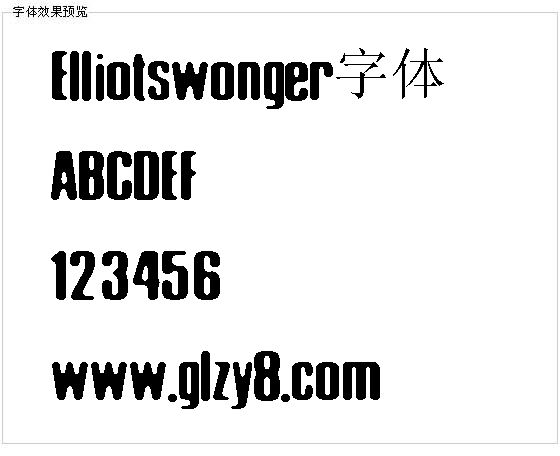 Elliotswonger字体