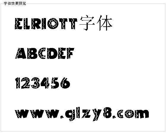 ELRIOTT字体