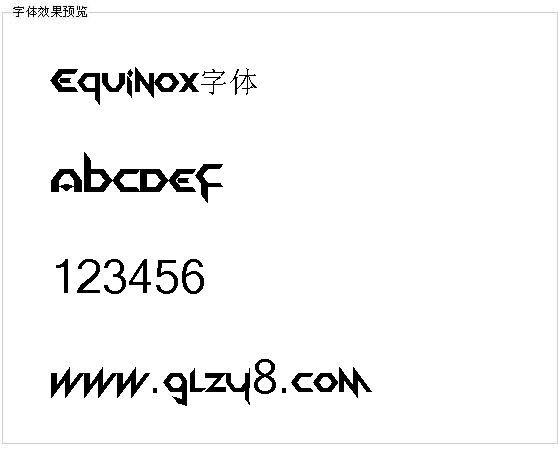 Equinox字体