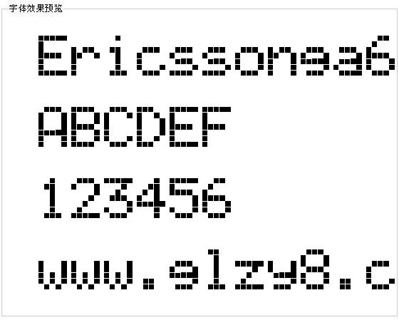 Ericssonga628字体