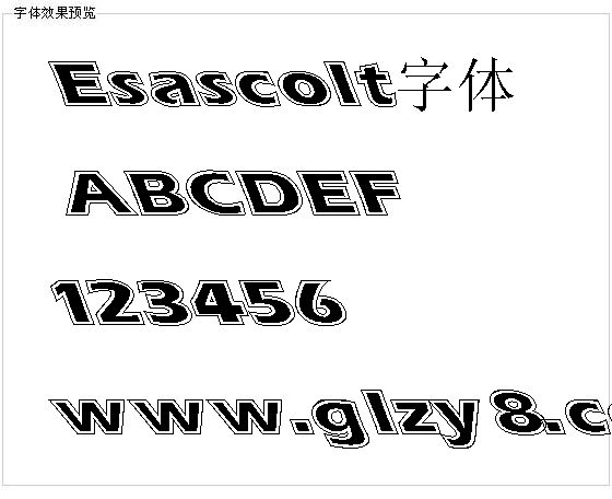 Esascolt字体