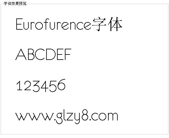 Eurofurence字体