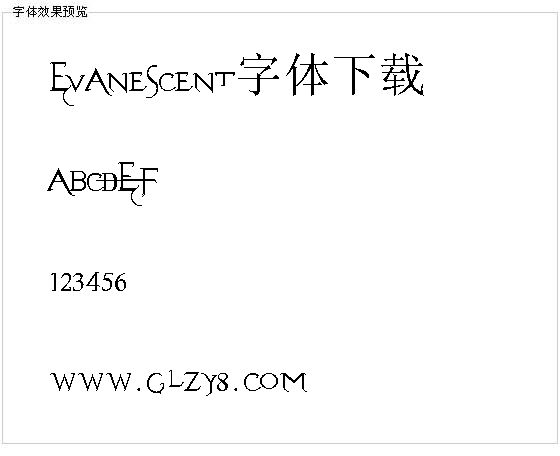 Evanescent字体下载