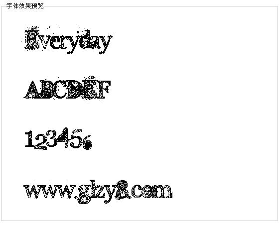 Everyday字体