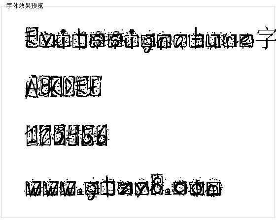 Evilssignature字体