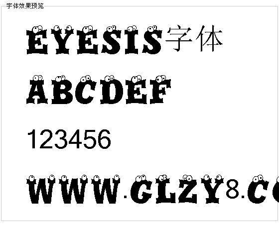 Eyesis字体