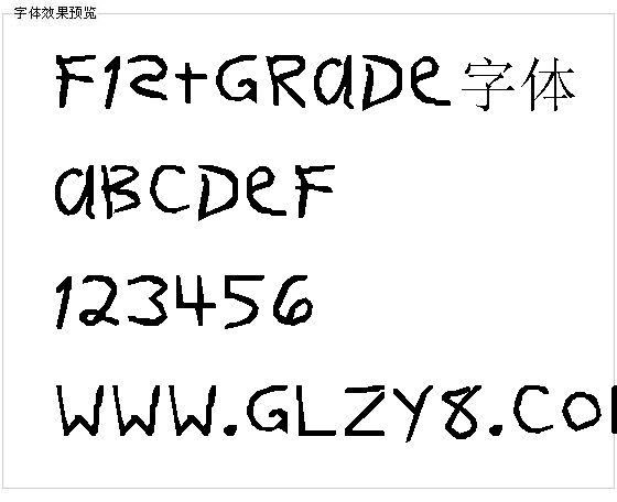 f1stgrade字体