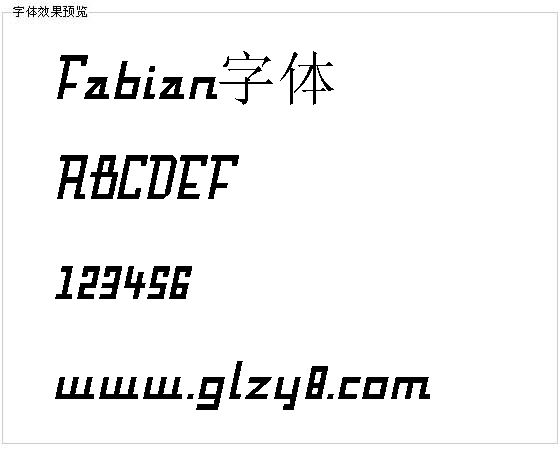 Fabian字体